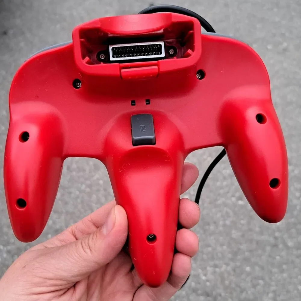 Red Nintendo N64 Gaming Controller Unbranded TESTED